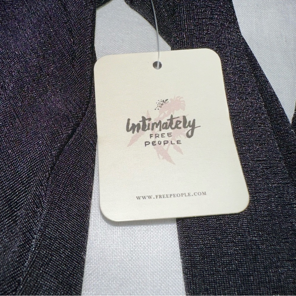 NWT Free People Turnt Surplice-Neck Bodysuit - Size Small. - Picture 8 of 9